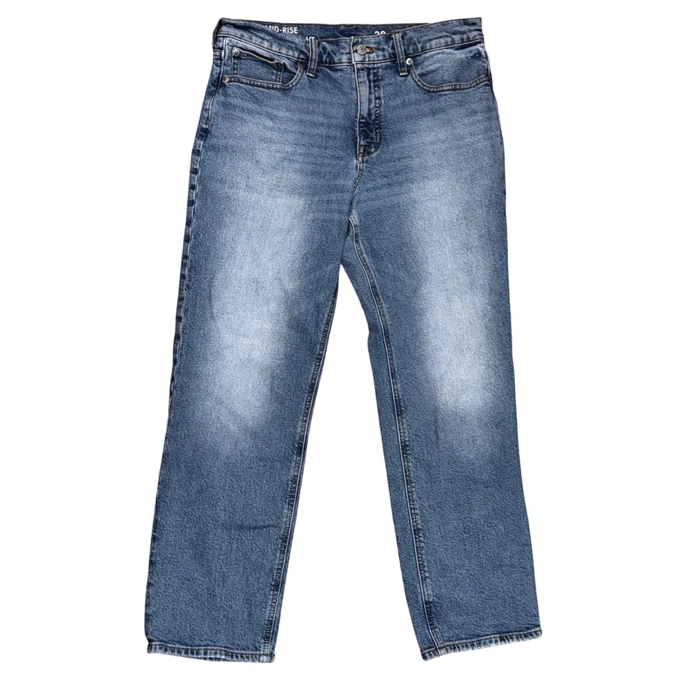 J. Crew Mid Rise Classic Straight Leg Jeans Sz 29 / 27" inseam Color Hiker Wash